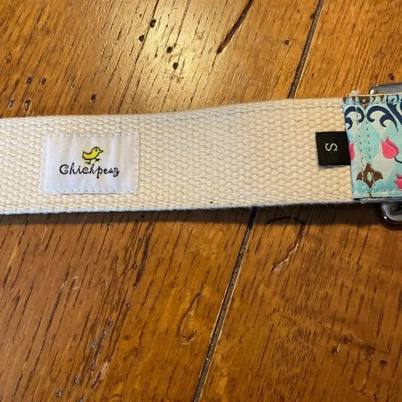 Women’s unique belt blue birds flowers - Picture 2 of 4